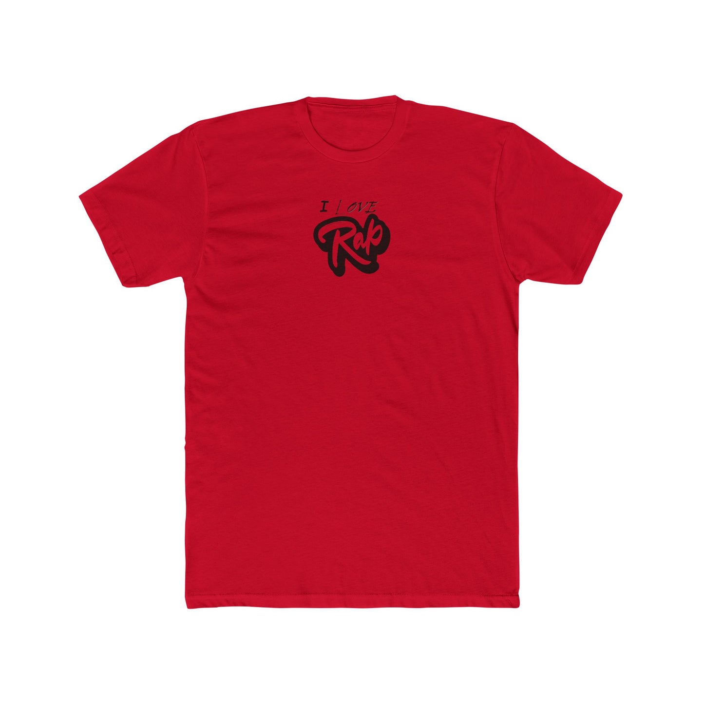 I Love Rap - Unisex Cotton Crew Tee