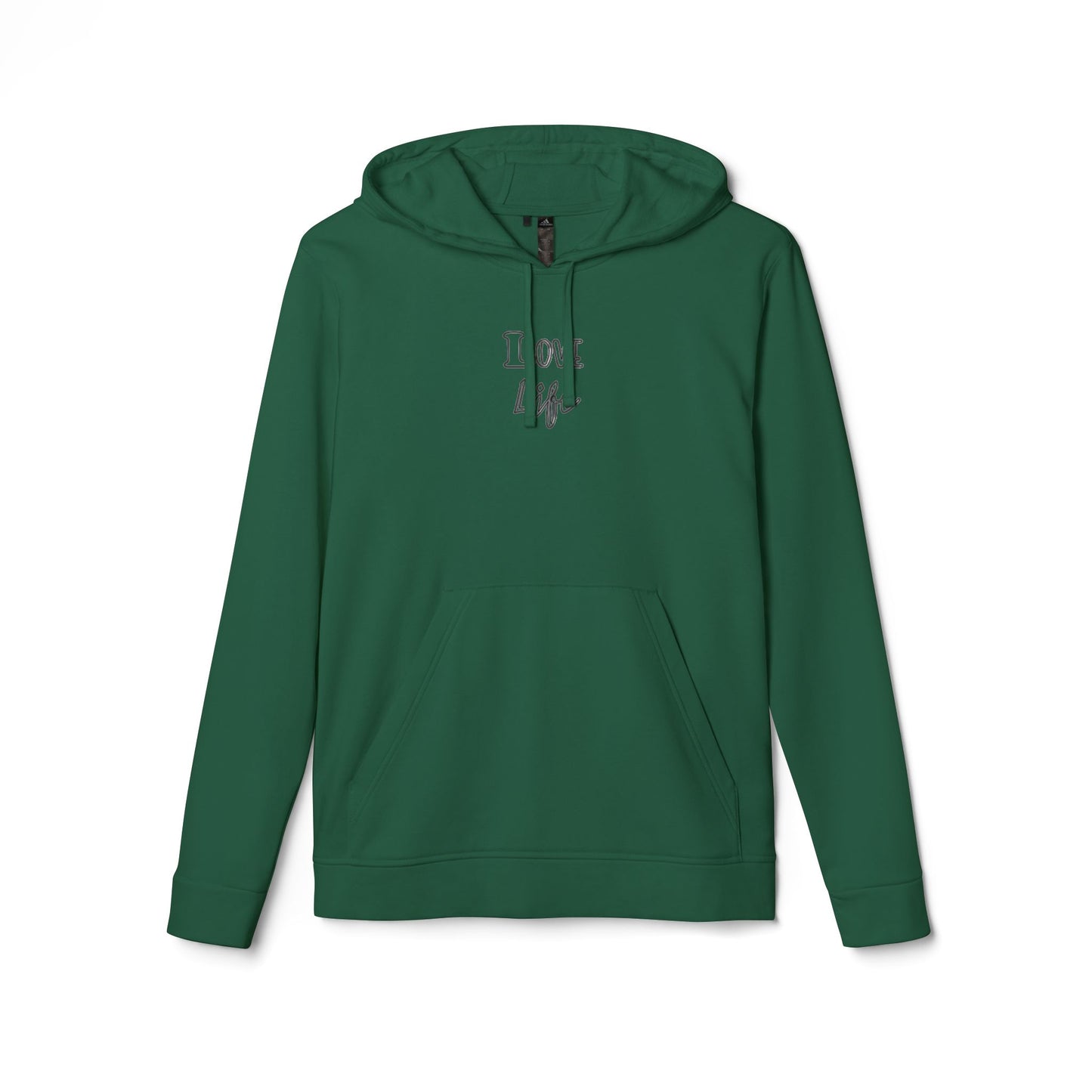 Love Life Plain Adidas Fleece Unisex Sweatshirt Hoodie, Warm Winter Outerwear, Comfy Pullover Jumper, Cozy Sweater Gift