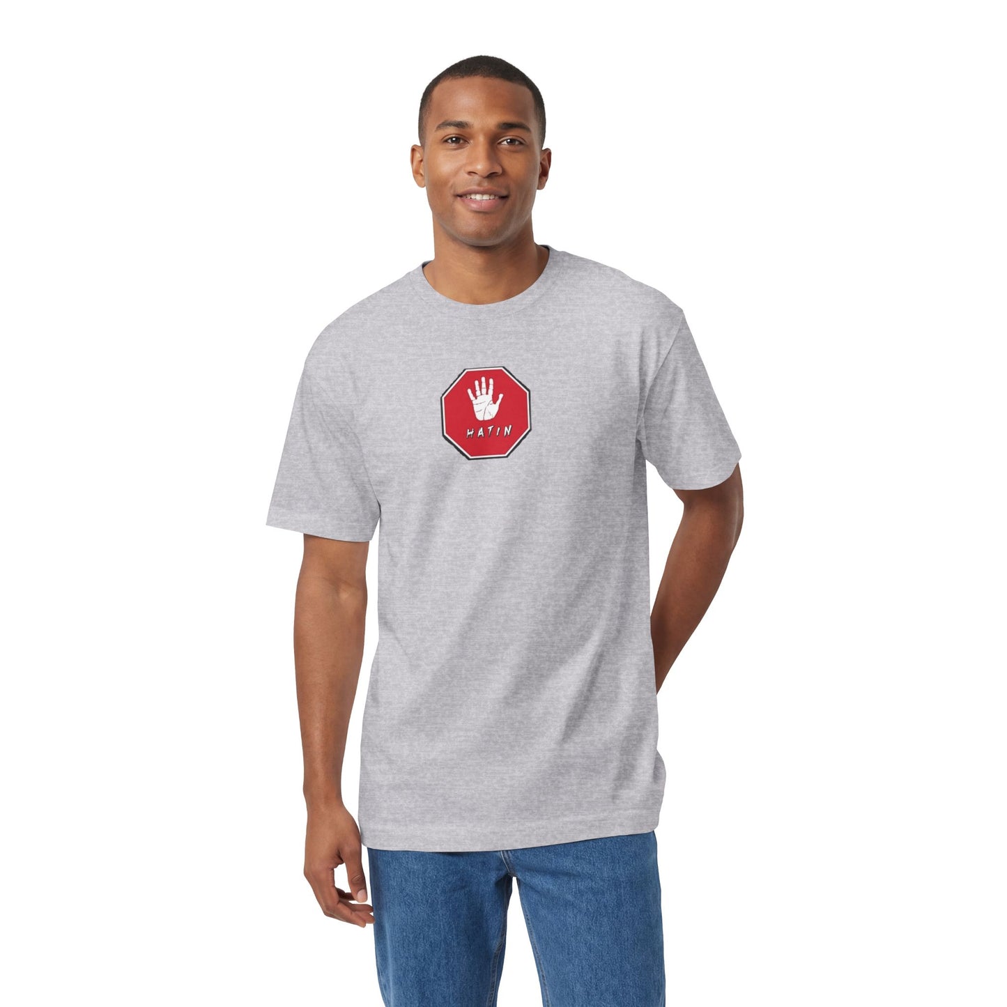 Unisex Classic Tee - STOP HATIN - BLK