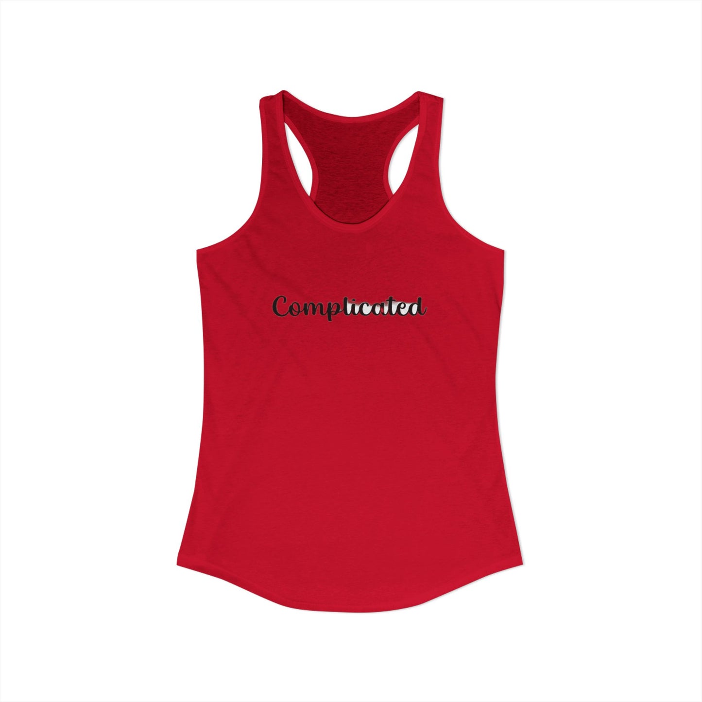 COMPLICATED - Women's Ideal Racerback Tank