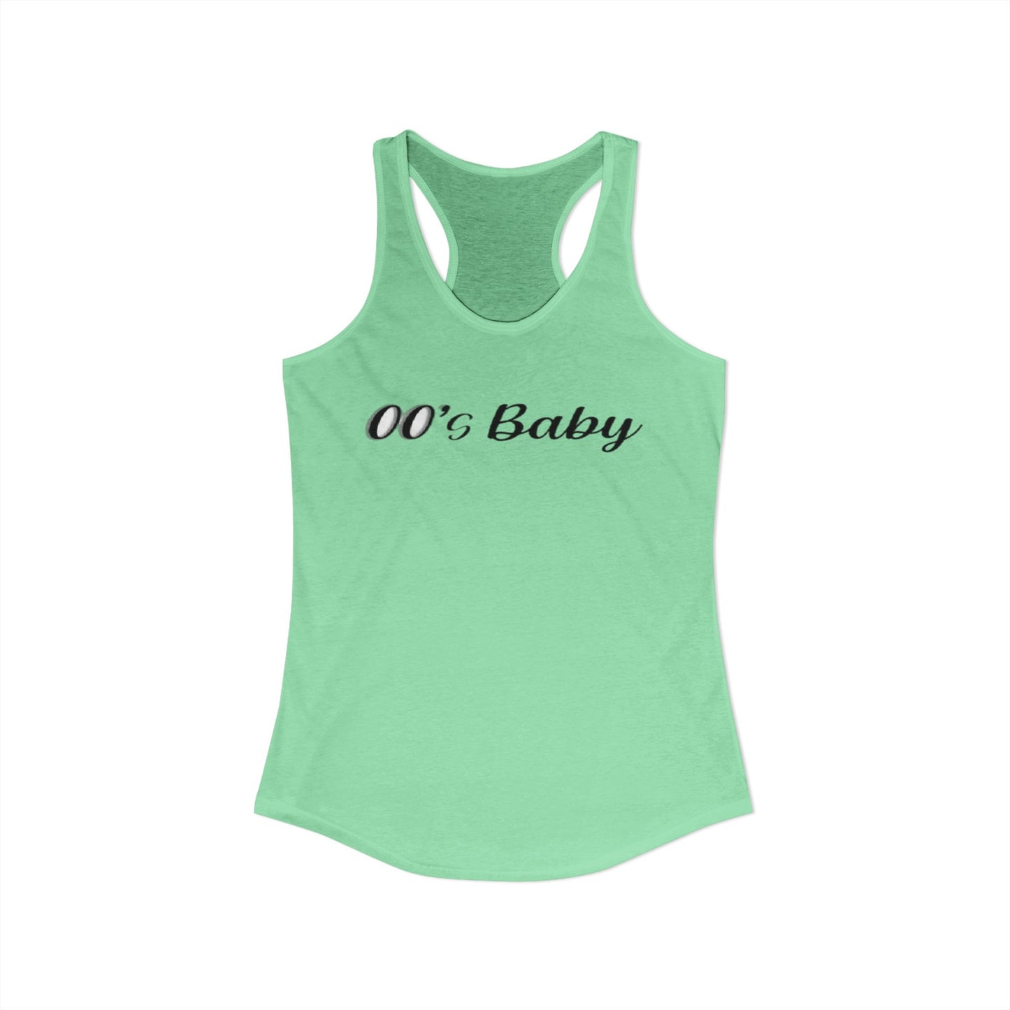 00's Baby - Women's Ideal Racerback Tank
