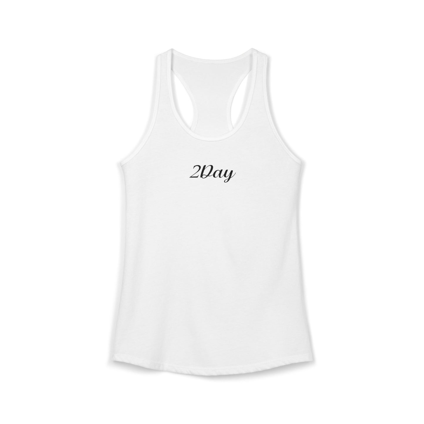 2Day Black Ink - Stylish Racerback Tank for Active Women | Workout Top, Casual Wear, Fitness Apparel, Summer Essential, Gym Shirt