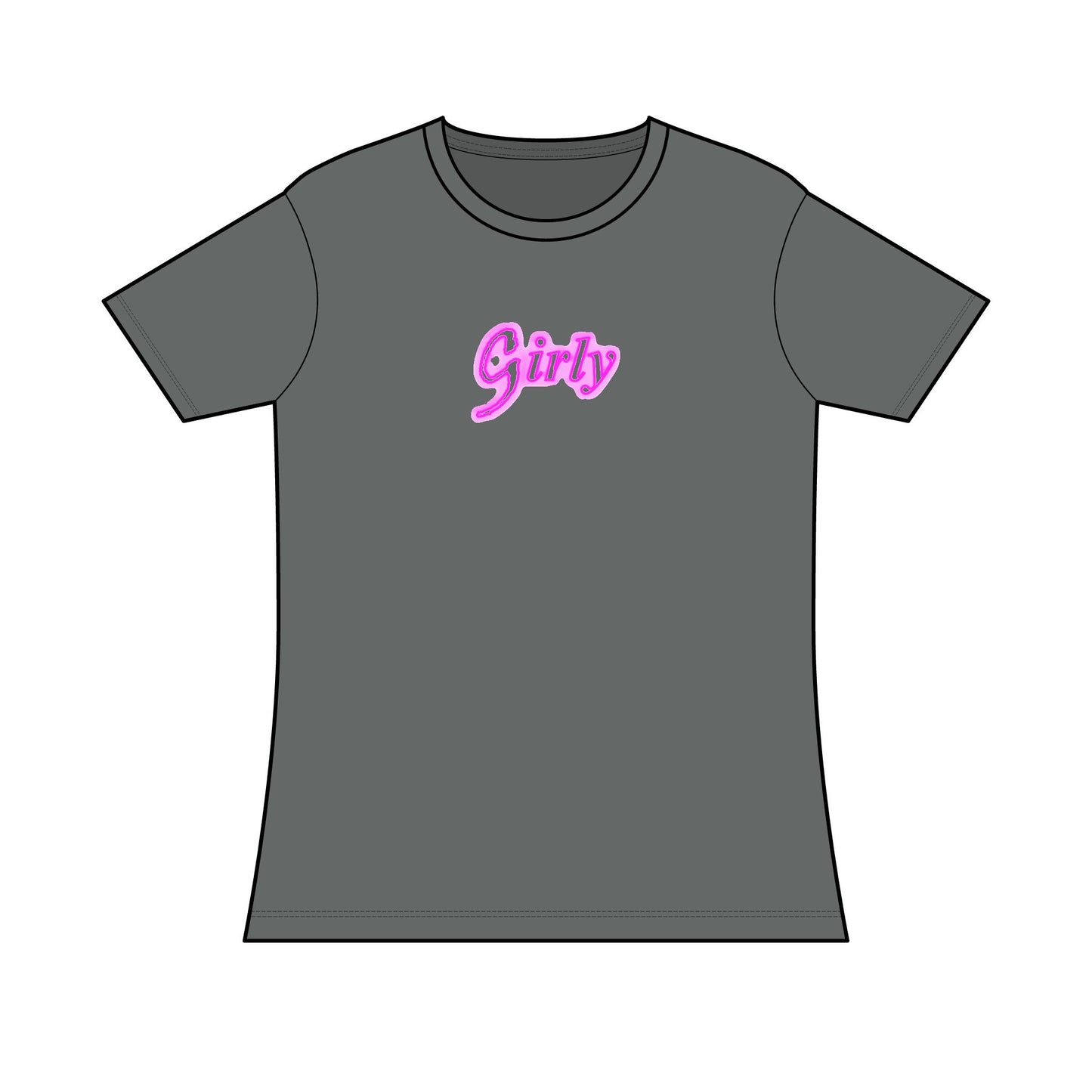 Girly T-Shirt, Feminine Top, Ladies Casual T-Shirt, Cute Tee for Her