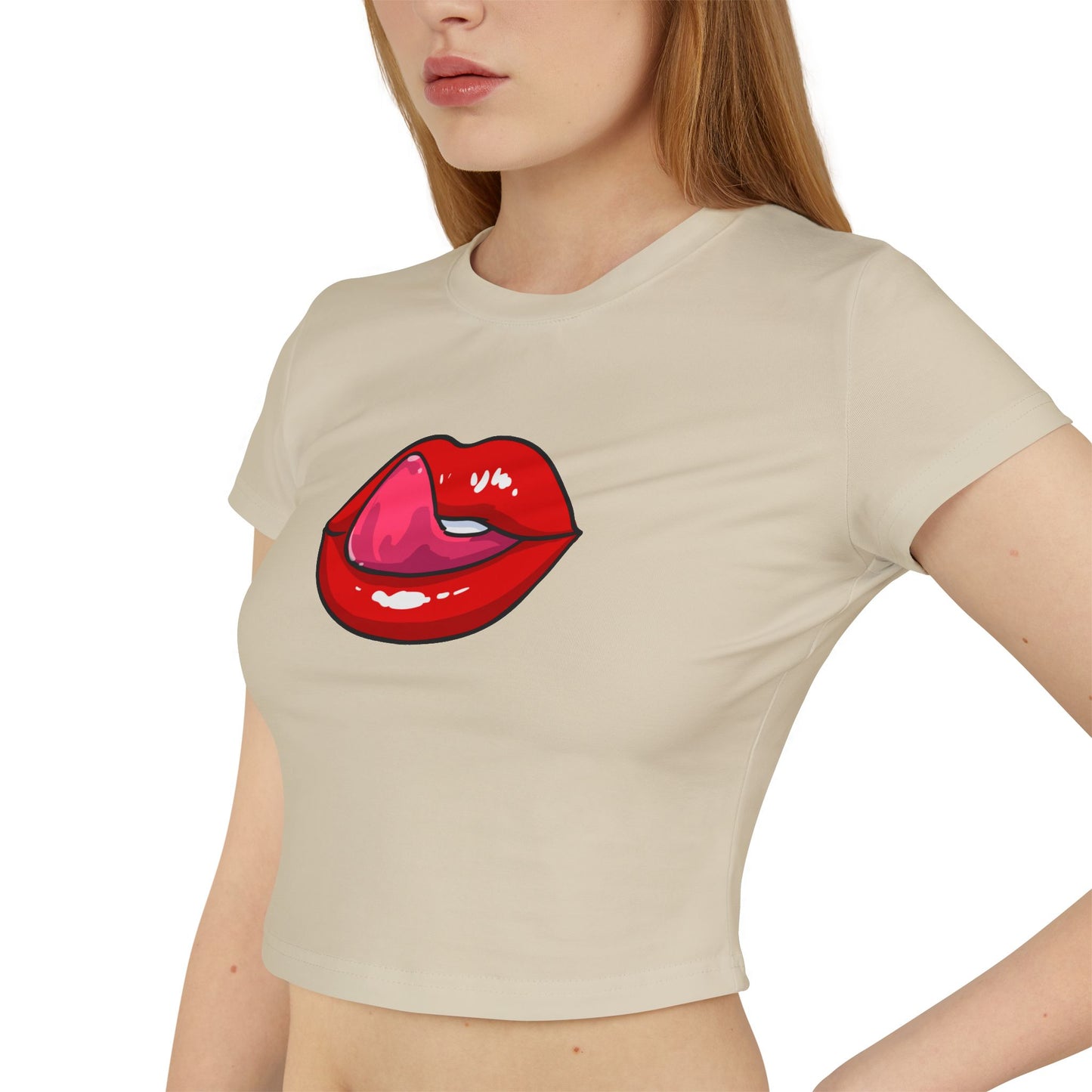 Licking Lips - Women's Baby Tee