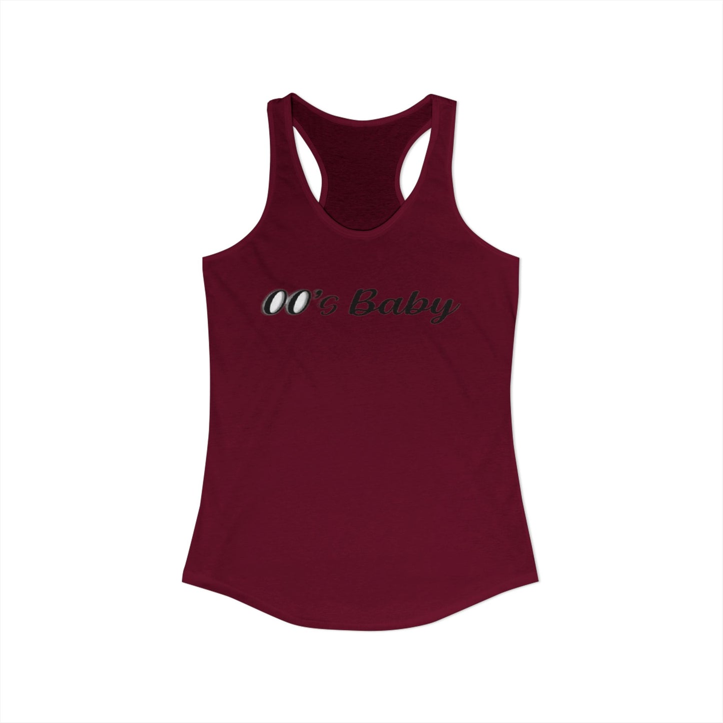 00's Baby - Women's Ideal Racerback Tank
