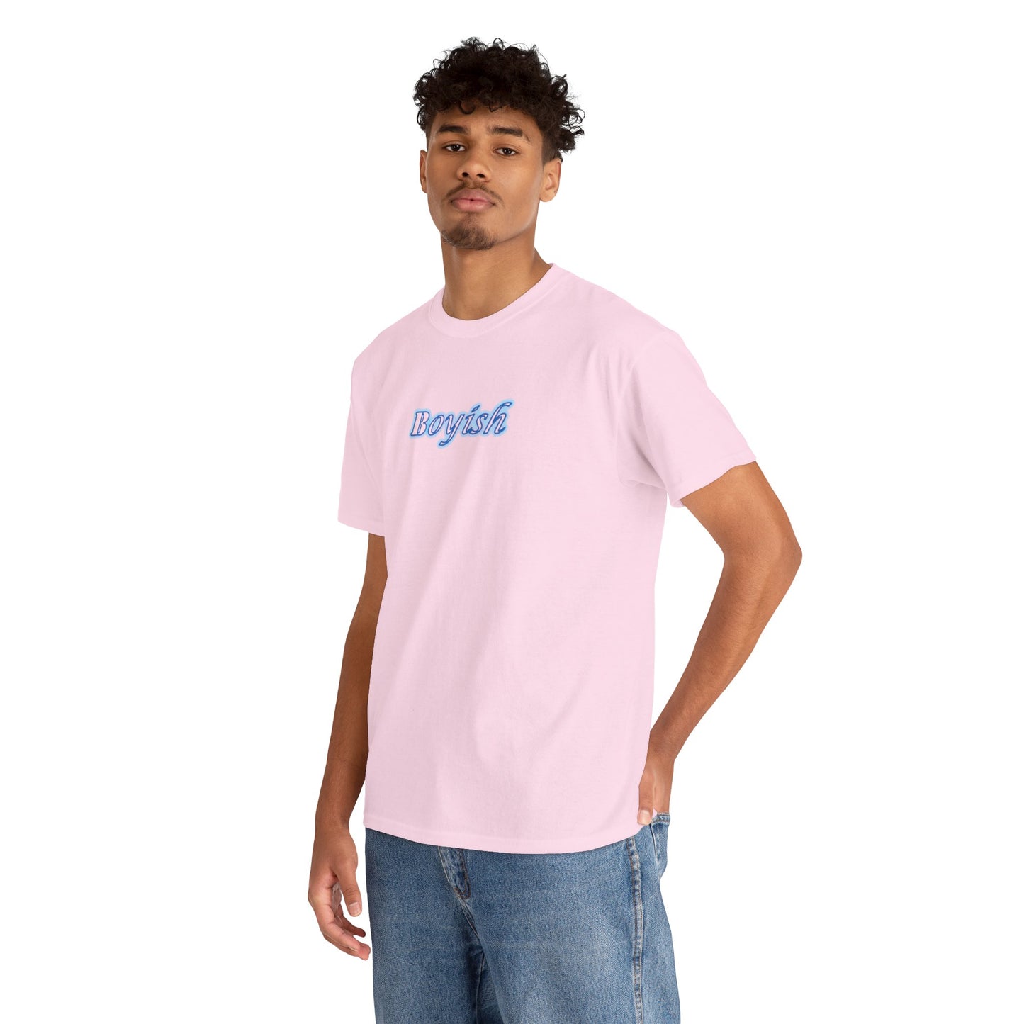 Boyish Unisex T-Shirt, Casual Tee, Trendy Tee, Cotton Tee, Graphic Tee Shirt for Men and Women