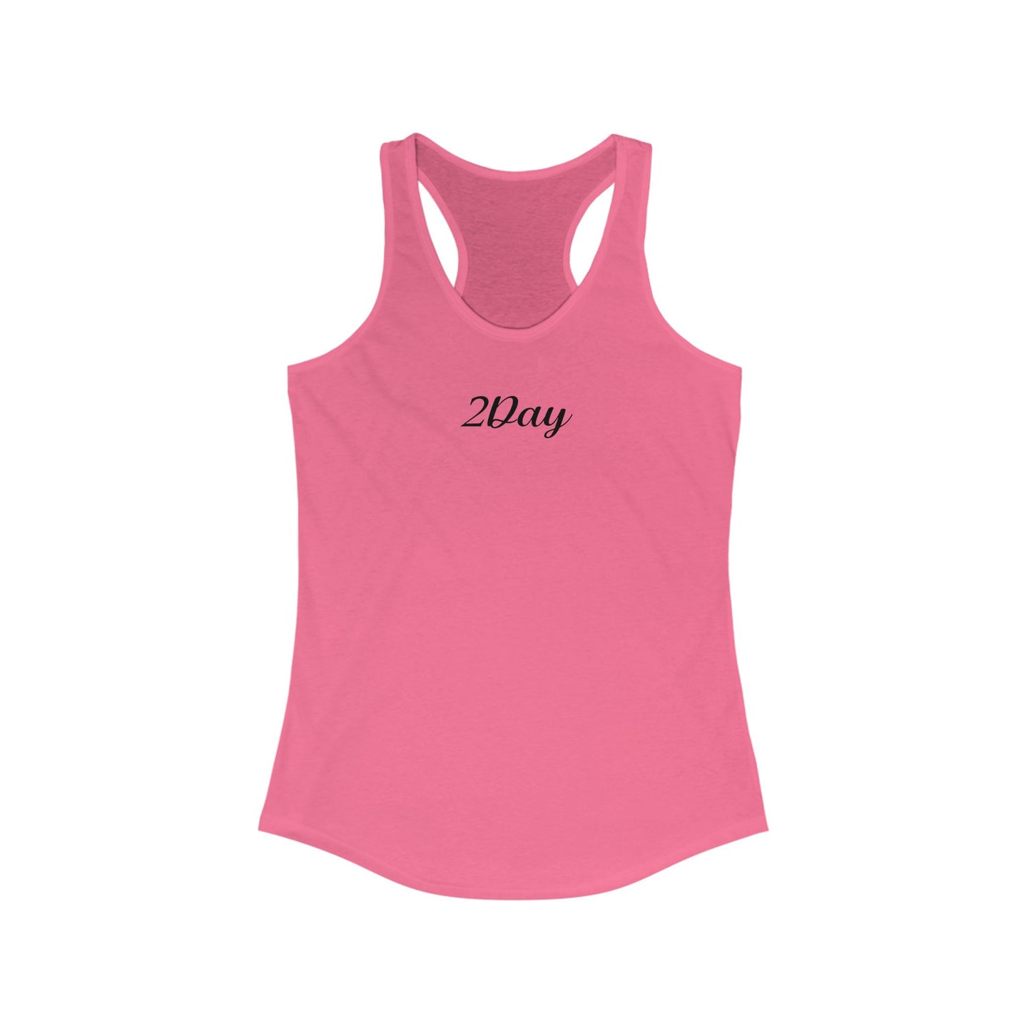 2Day Black Ink - Stylish Racerback Tank for Active Women | Workout Top, Casual Wear, Fitness Apparel, Summer Essential, Gym Shirt