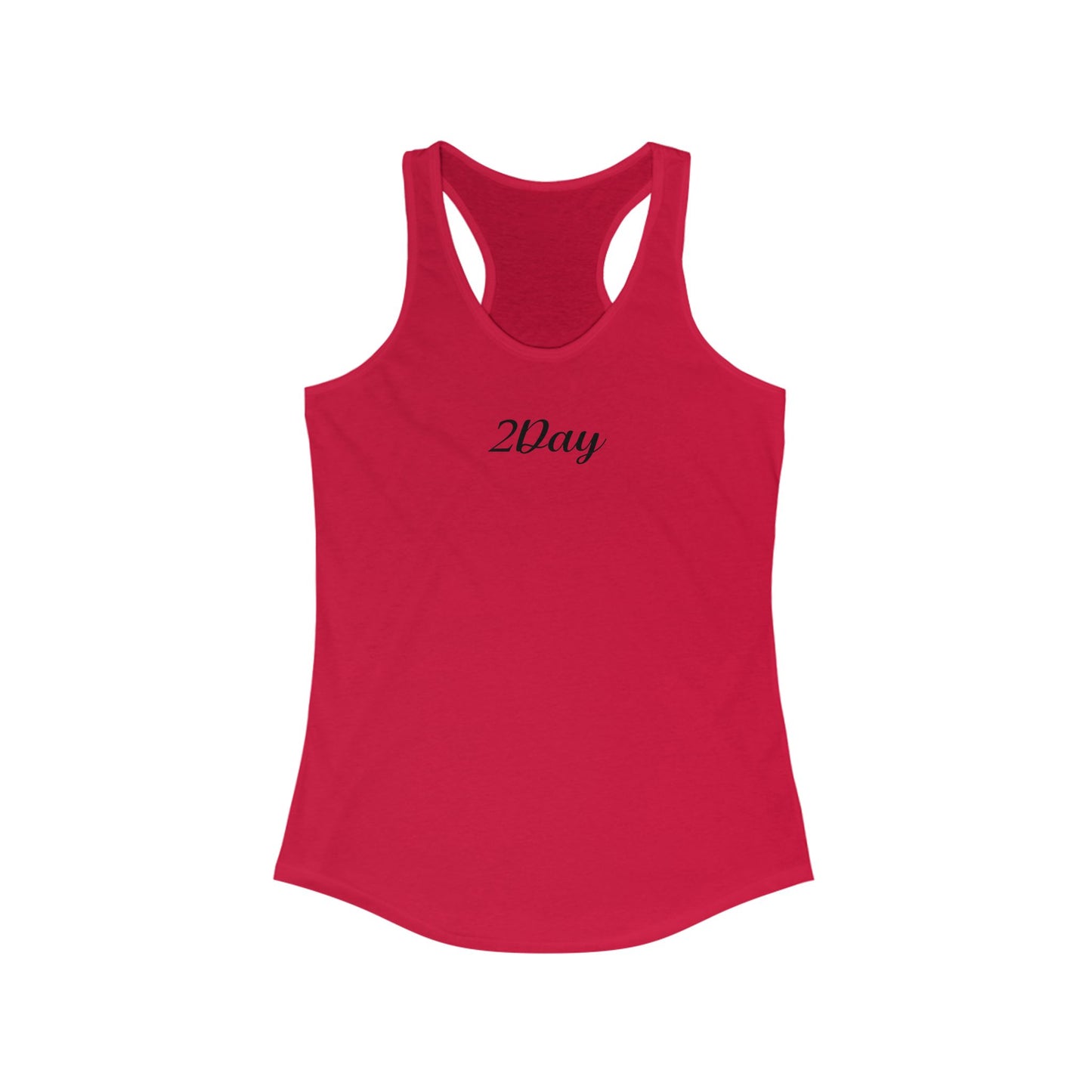 2Day Black Ink - Stylish Racerback Tank for Active Women | Workout Top, Casual Wear, Fitness Apparel, Summer Essential, Gym Shirt