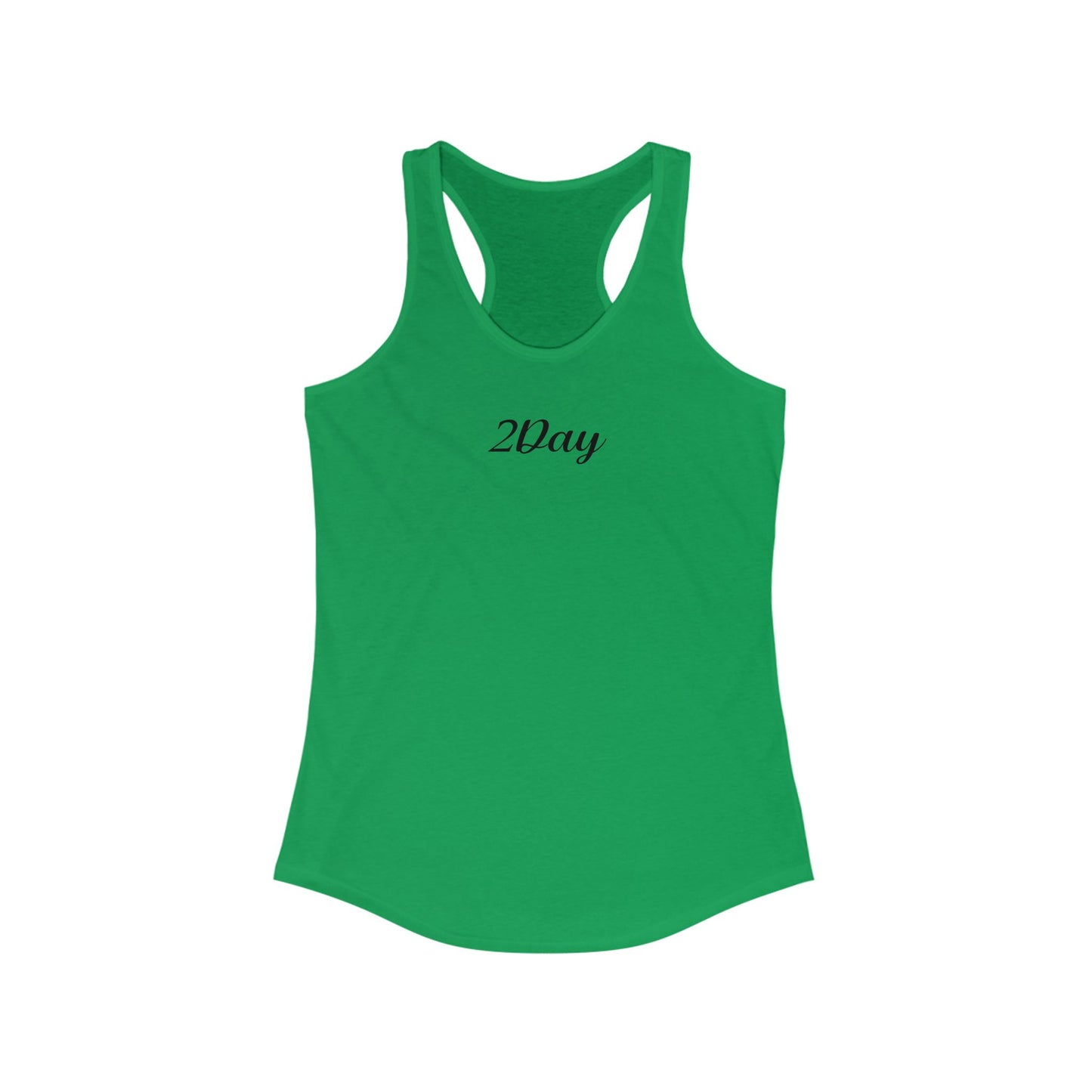 2Day Black Ink - Stylish Racerback Tank for Active Women | Workout Top, Casual Wear, Fitness Apparel, Summer Essential, Gym Shirt