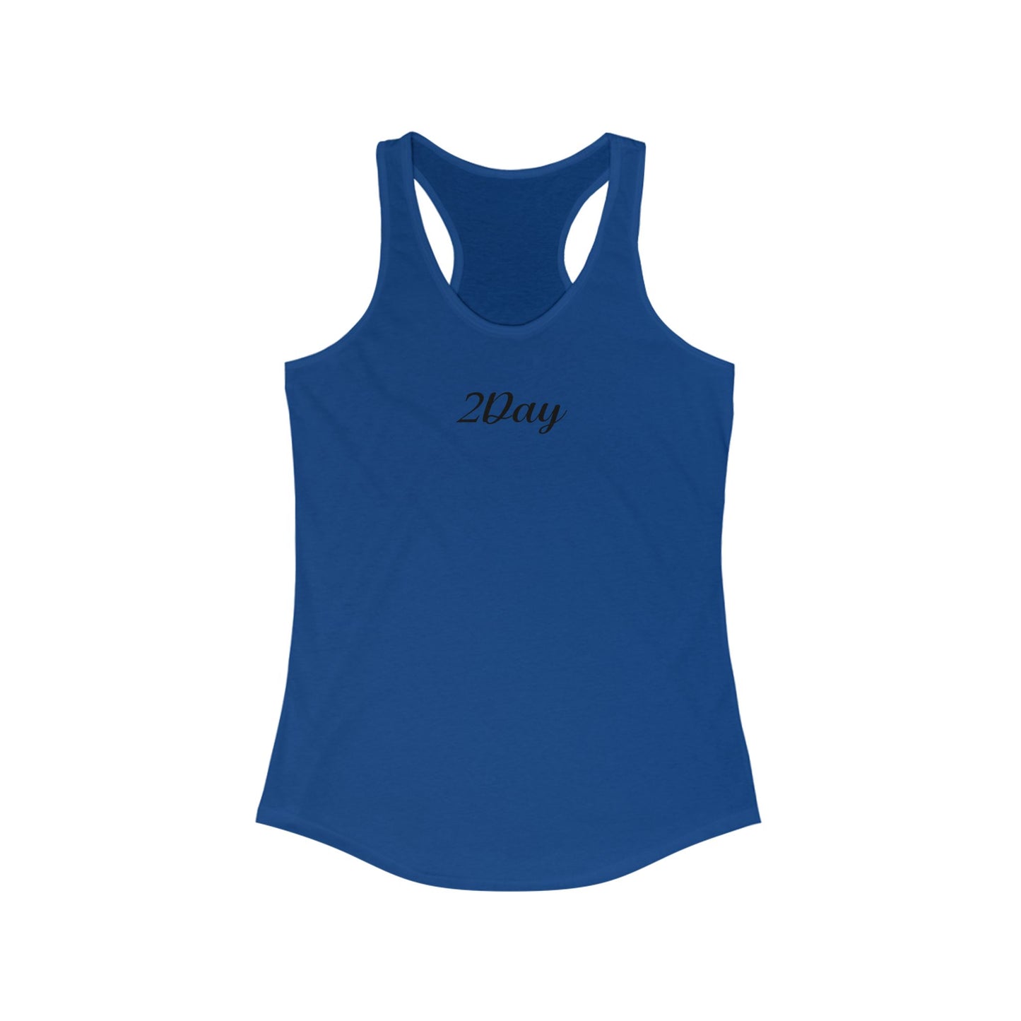 2Day Black Ink - Stylish Racerback Tank for Active Women | Workout Top, Casual Wear, Fitness Apparel, Summer Essential, Gym Shirt