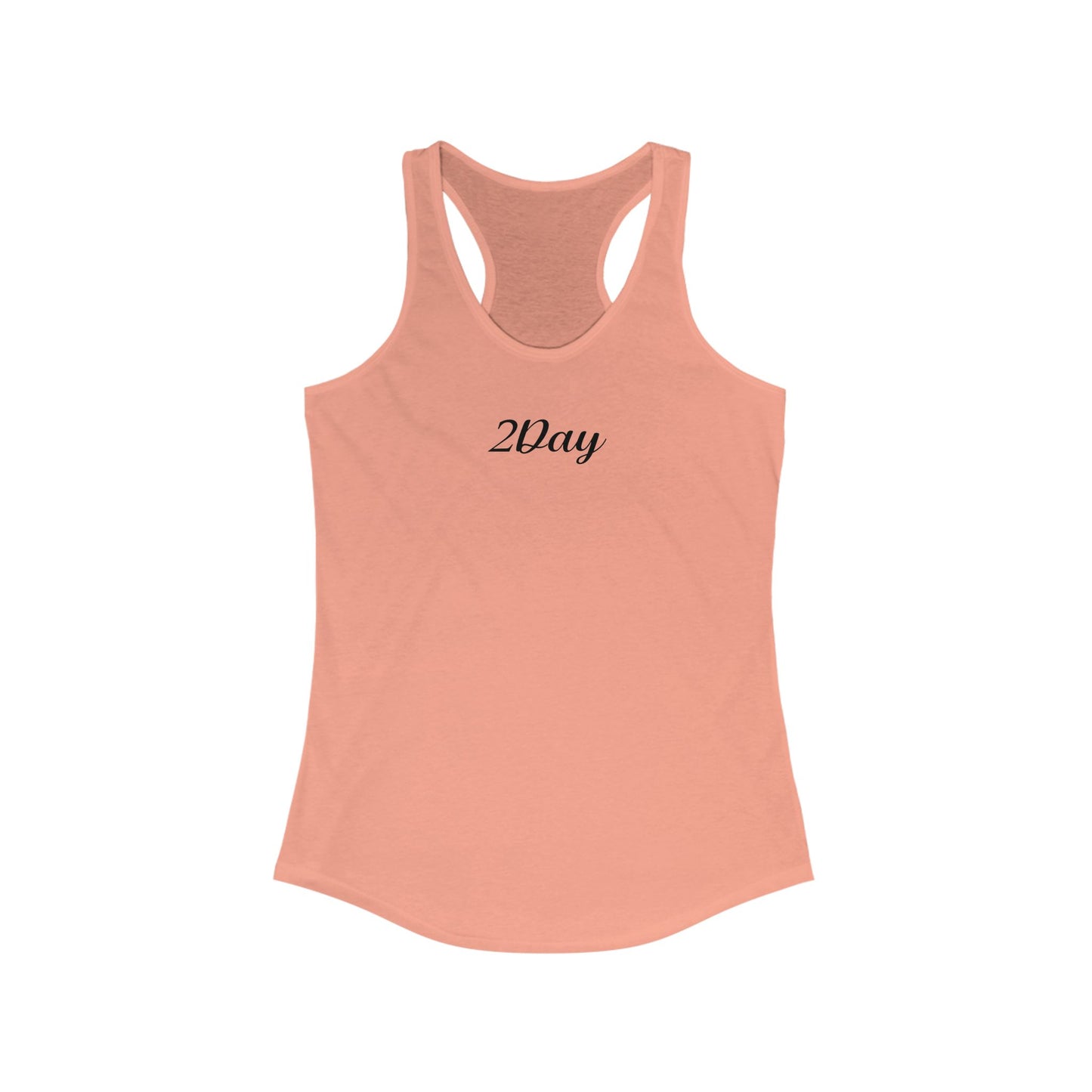 2Day Black Ink - Stylish Racerback Tank for Active Women | Workout Top, Casual Wear, Fitness Apparel, Summer Essential, Gym Shirt