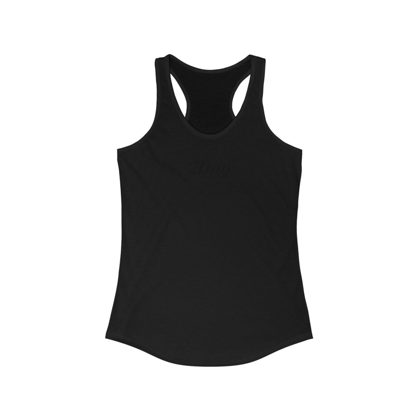 2Day Black Ink - Stylish Racerback Tank for Active Women | Workout Top, Casual Wear, Fitness Apparel, Summer Essential, Gym Shirt