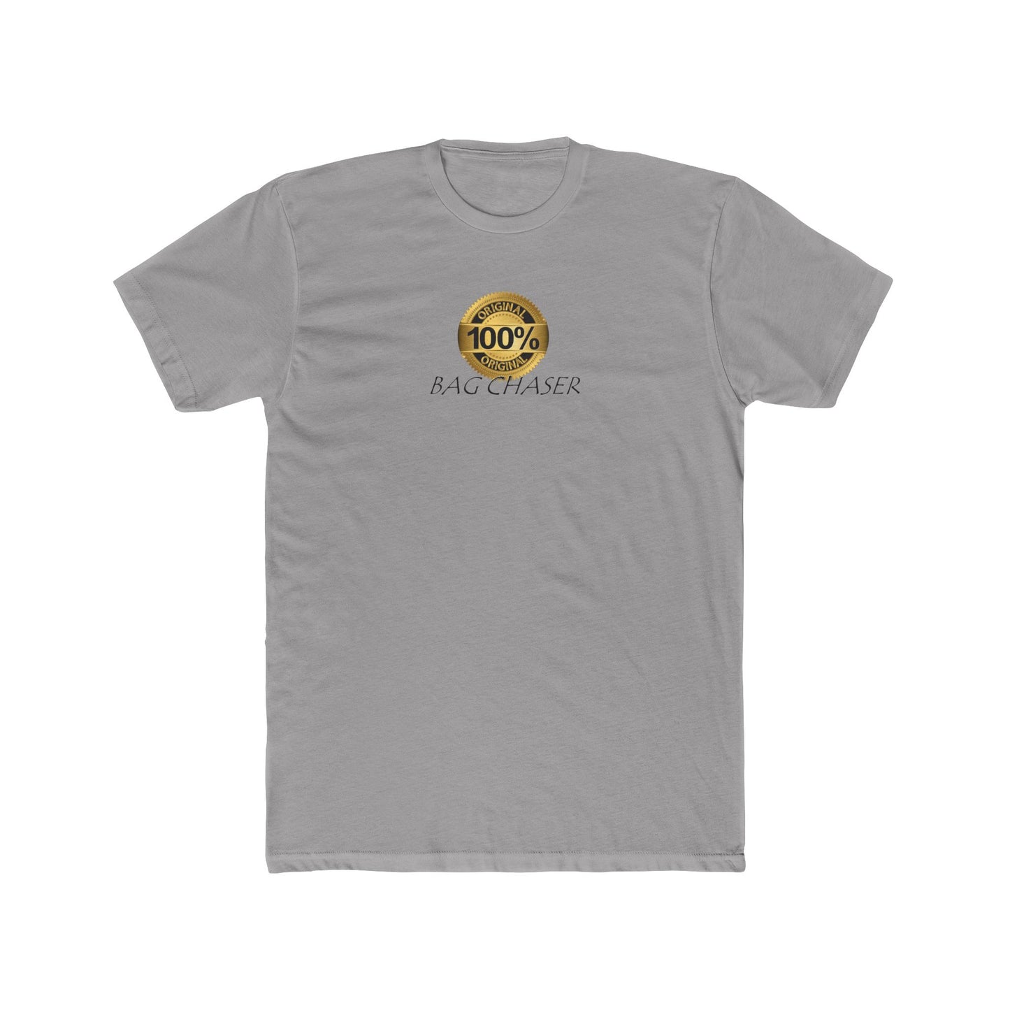 100% Bag Chaser Blk - Unisex Cotton Crew Tee