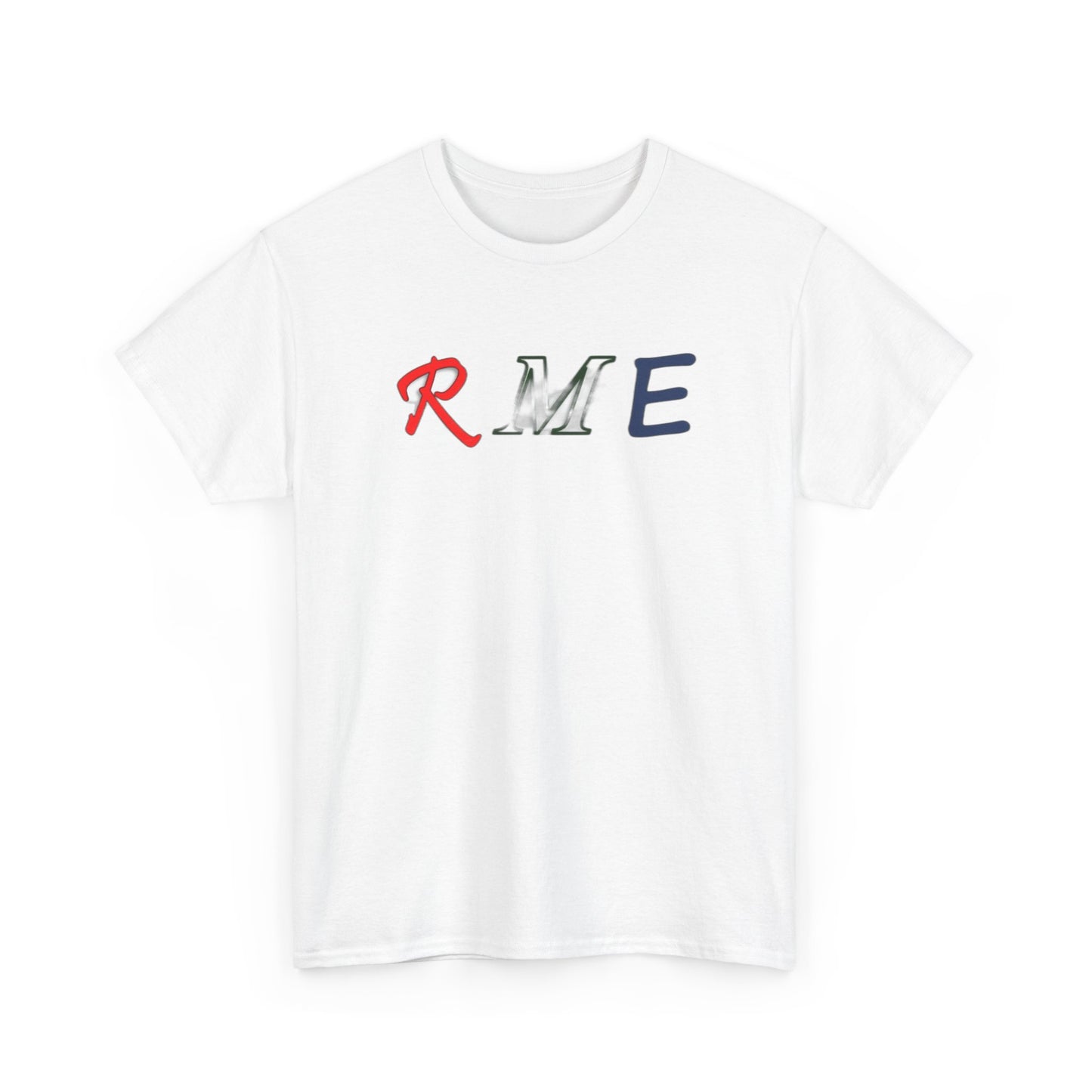 RME - Red White Blue Green Blur - Unisex Heavy Cotton Tee