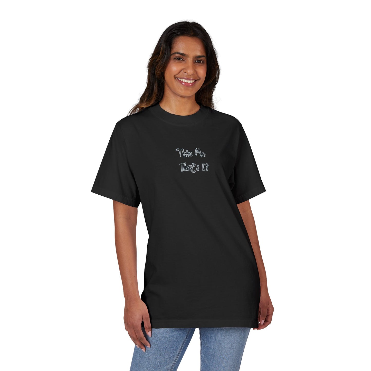 This Me That's U? - Unisex Graphic T-Shirt, Drop-Shoulder Shirt, Soft Cotton Tee, Gender-Neutral Top