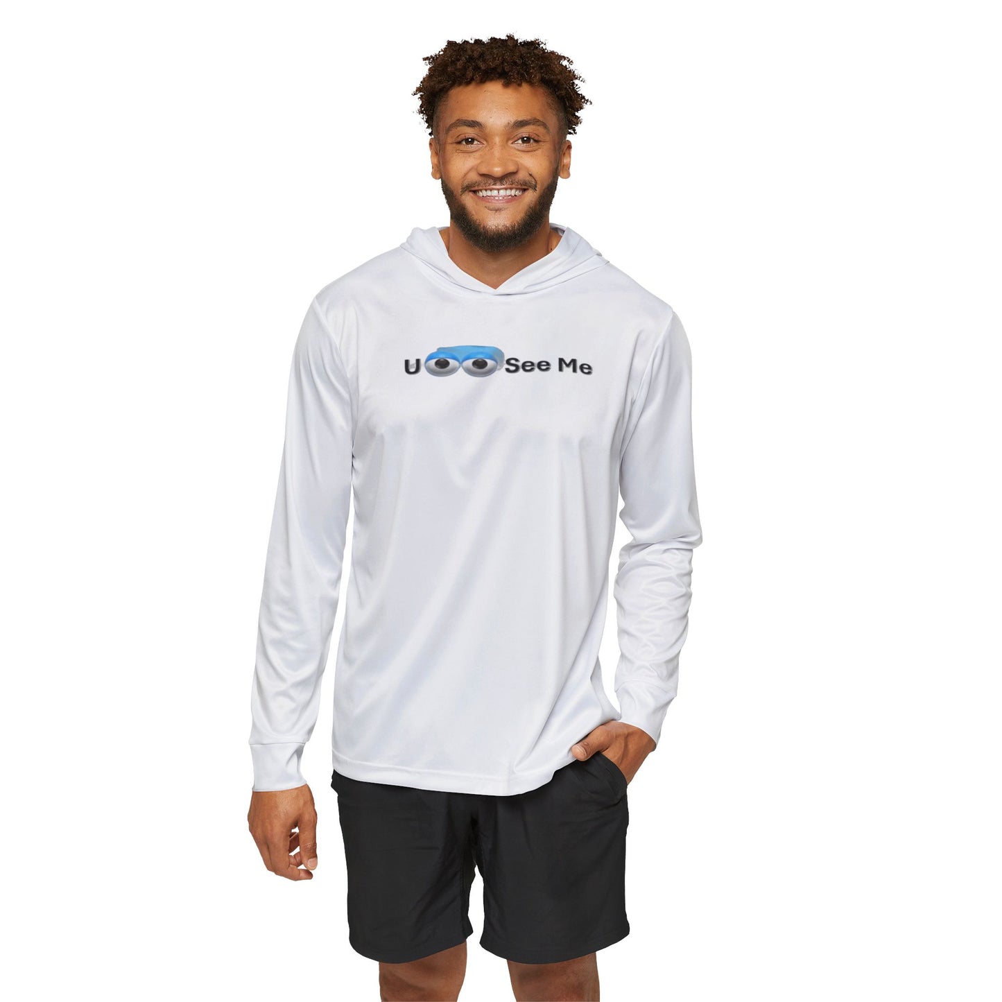 U See Me - Men's Sports Warmup Hoodie (AOP)