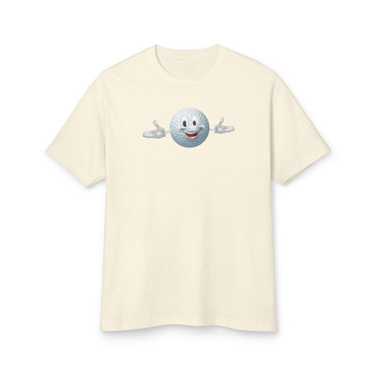 Golf Emoji - Unisex Garment-Dyed Heavyweight Cotton Tee