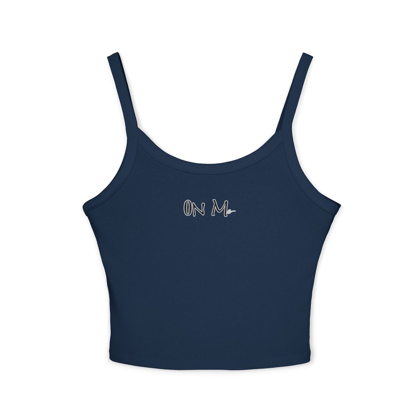 On Me Grey - Chic Women's Spaghetti Strap Tank Top - Perfect for Summer, Casual Outfits, Beachwear, Gifts, Layering, Fashion