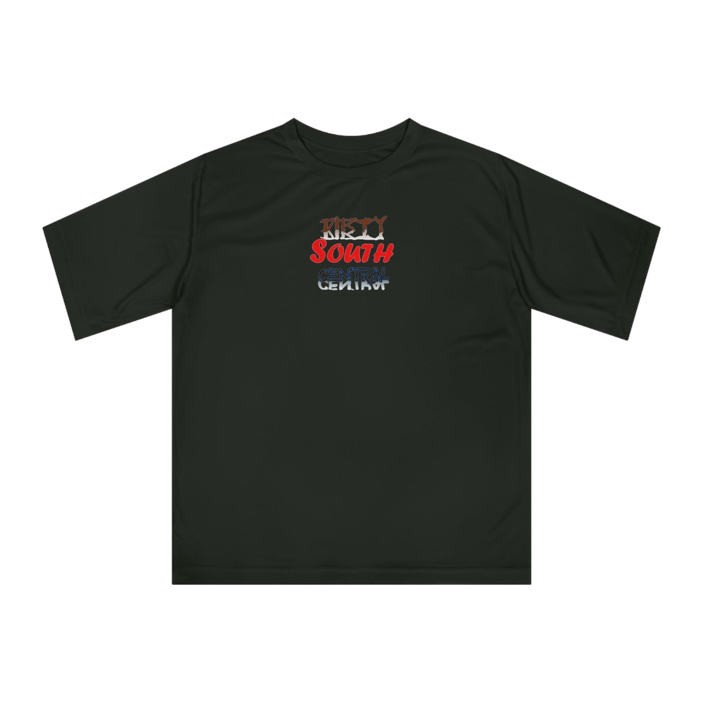 Dirty South Central Red Unisex Performance T-shirt | Casual Activewear Tee for Workout, Travel, Sports, Summer Style, Gift