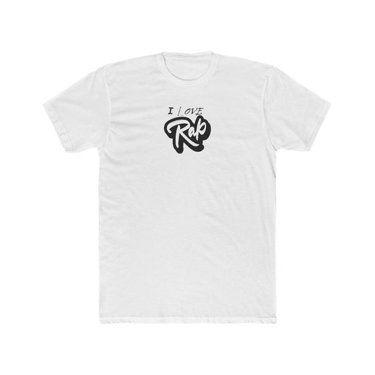 I Love Rap - Unisex Cotton Crew Tee
