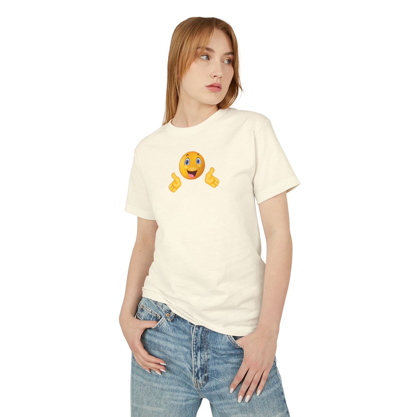 Hey Emoji - Unisex Garment-Dyed Heavyweight Cotton Tee