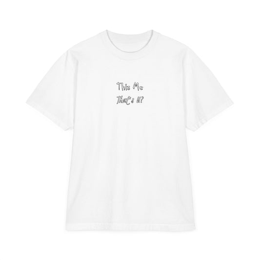This Me That's U? White T-Shirt, Personalized Name Tee, Custom Text Shirt, Unique Gift Idea, Graphic Top