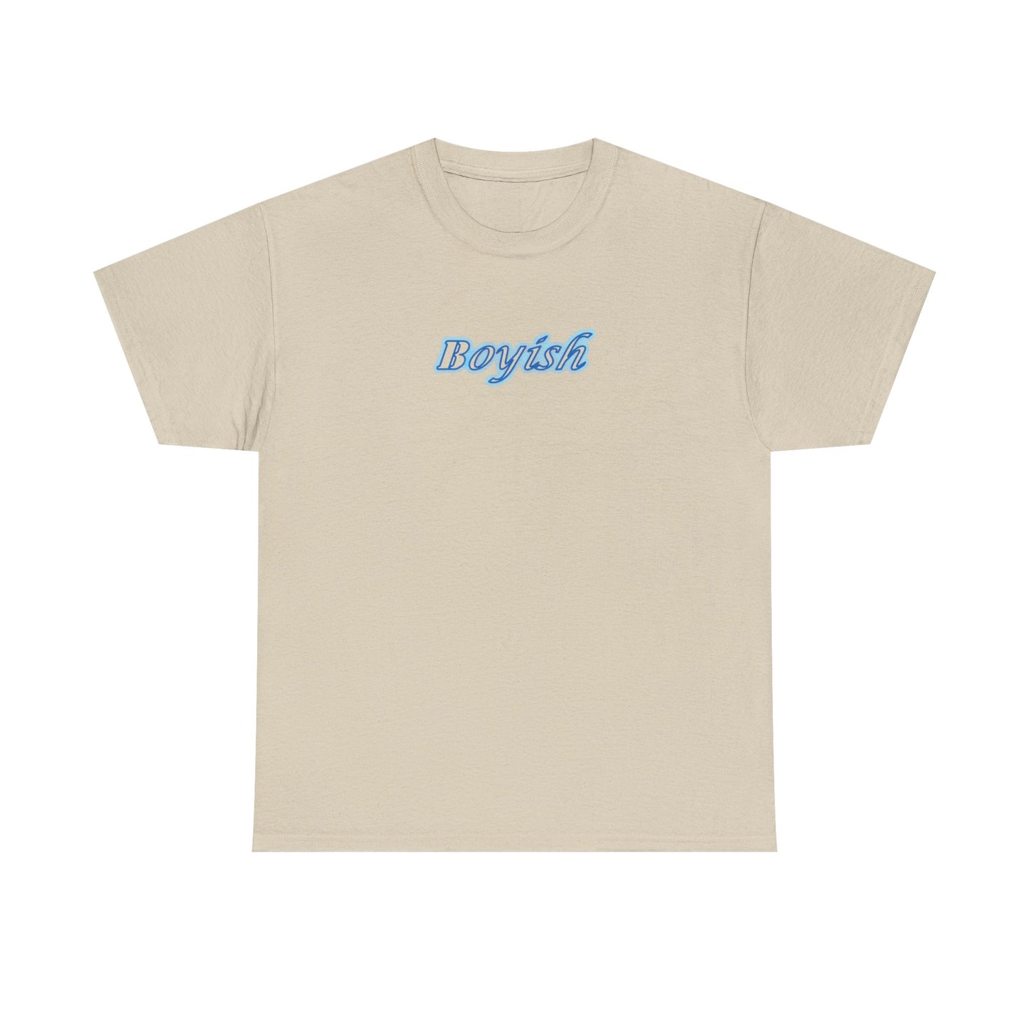 Boyish Unisex T-Shirt, Casual Tee, Trendy Tee, Cotton Tee, Graphic Tee Shirt for Men and Women