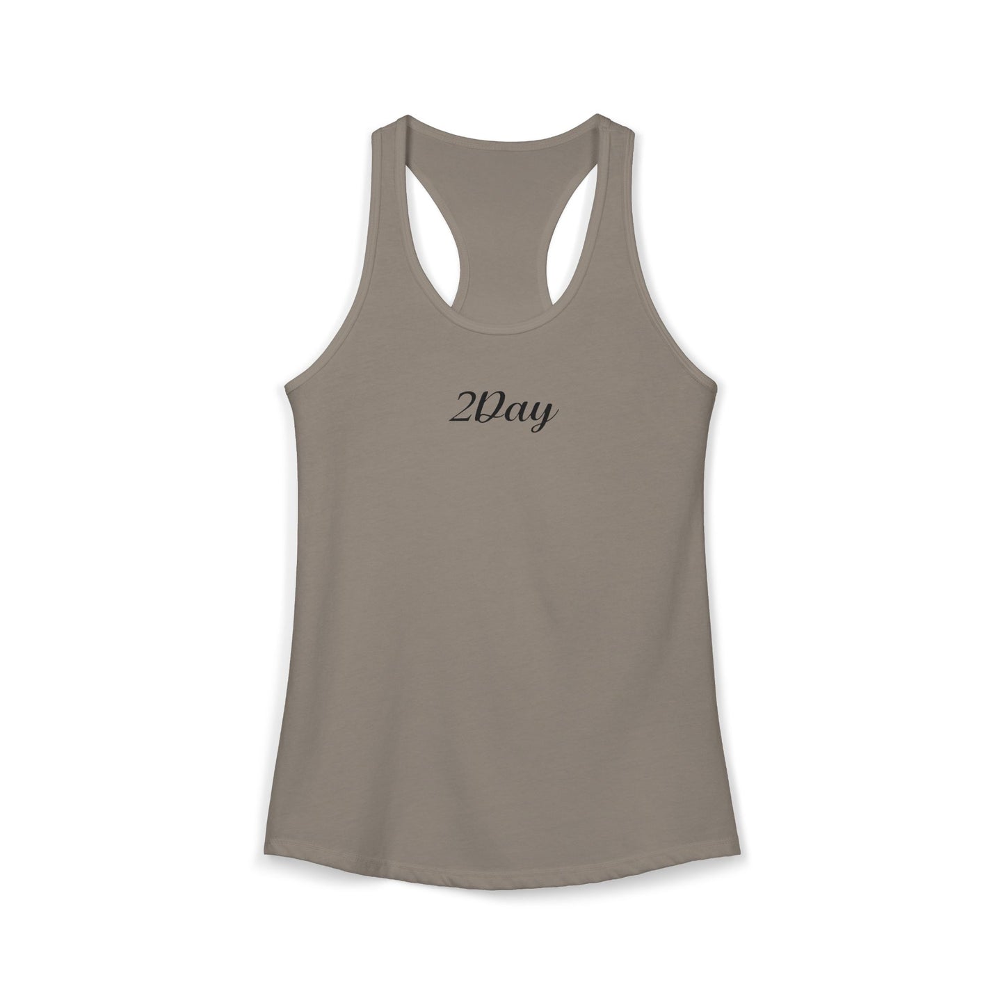 2Day Black Ink - Stylish Racerback Tank for Active Women | Workout Top, Casual Wear, Fitness Apparel, Summer Essential, Gym Shirt