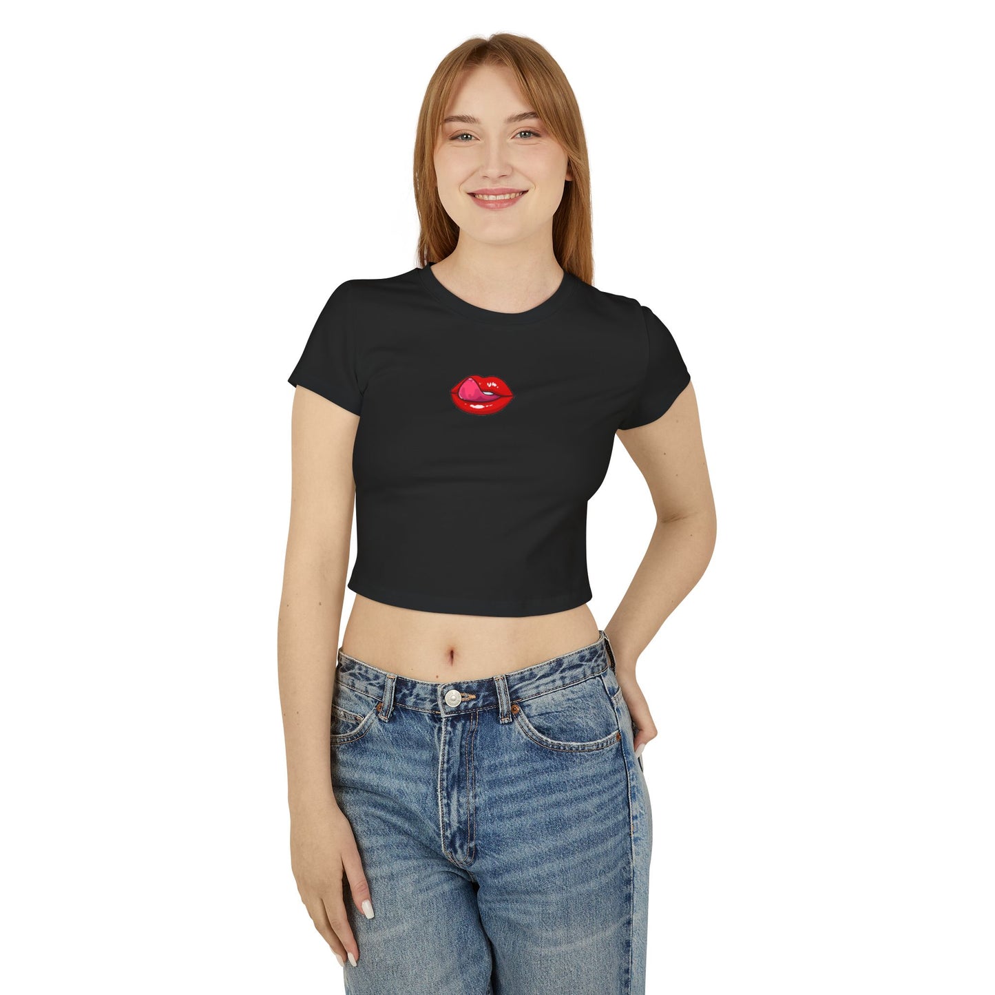 Licking Lips - Women's Baby Tee