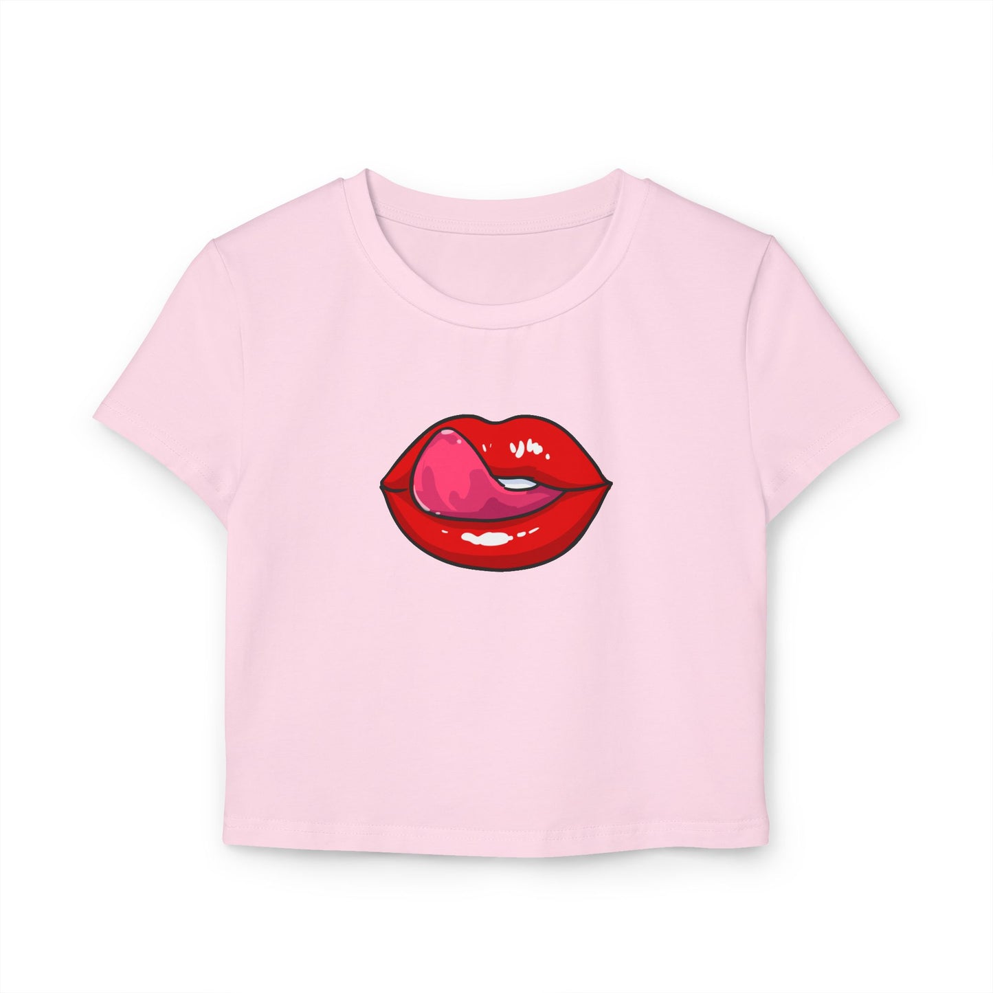 Licking Lips - Women's Baby Tee