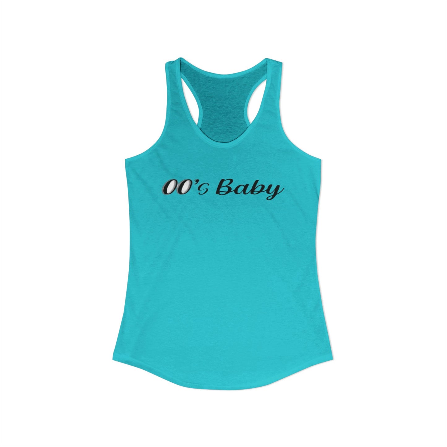 00's Baby - Women's Ideal Racerback Tank