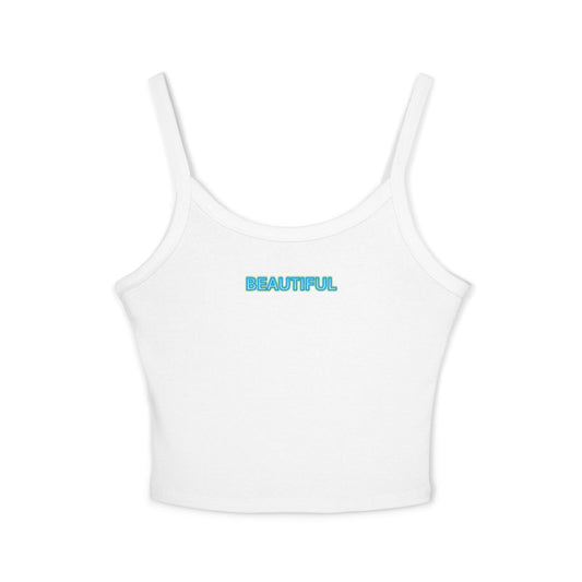 Beautiful Women's Spaghetti Strap Tank Top, Cute Summer Top, Casual Outfit, Gift for Her, Beachwear, Daily Wear