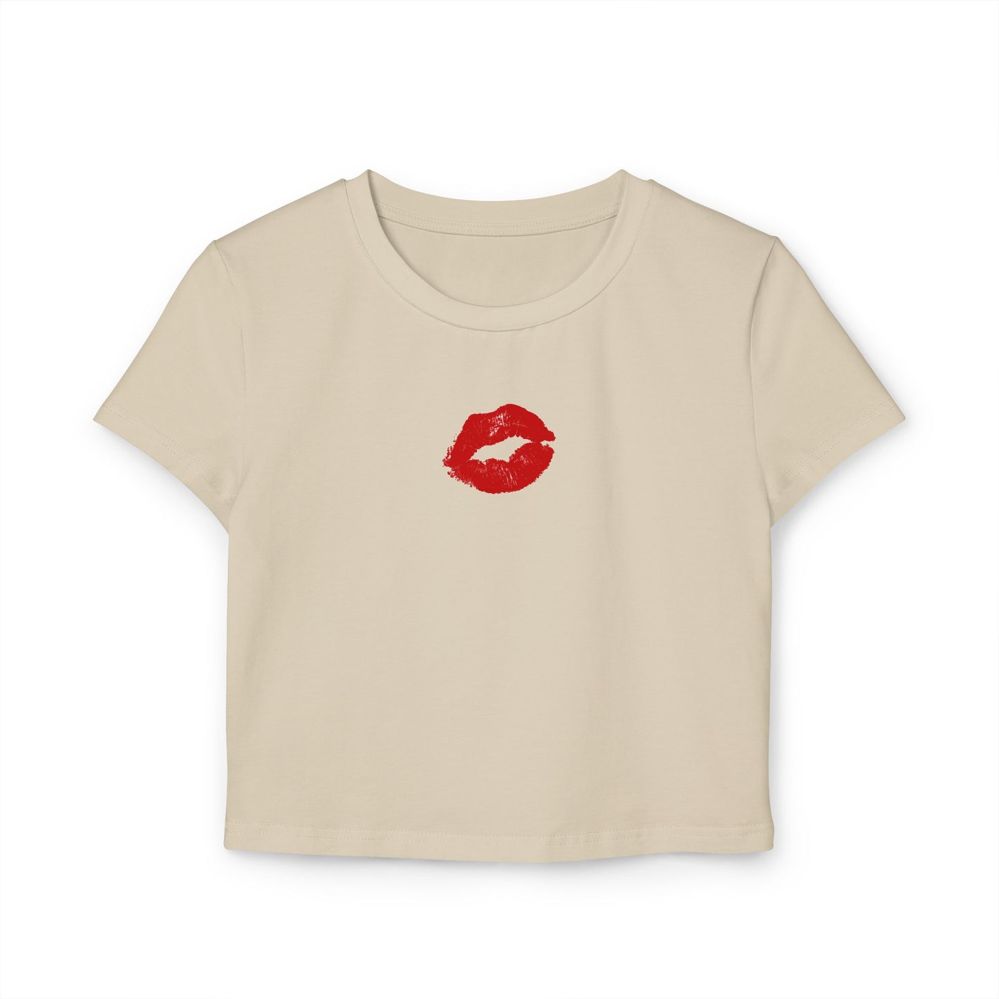 Lip Print - Women's Baby Tee