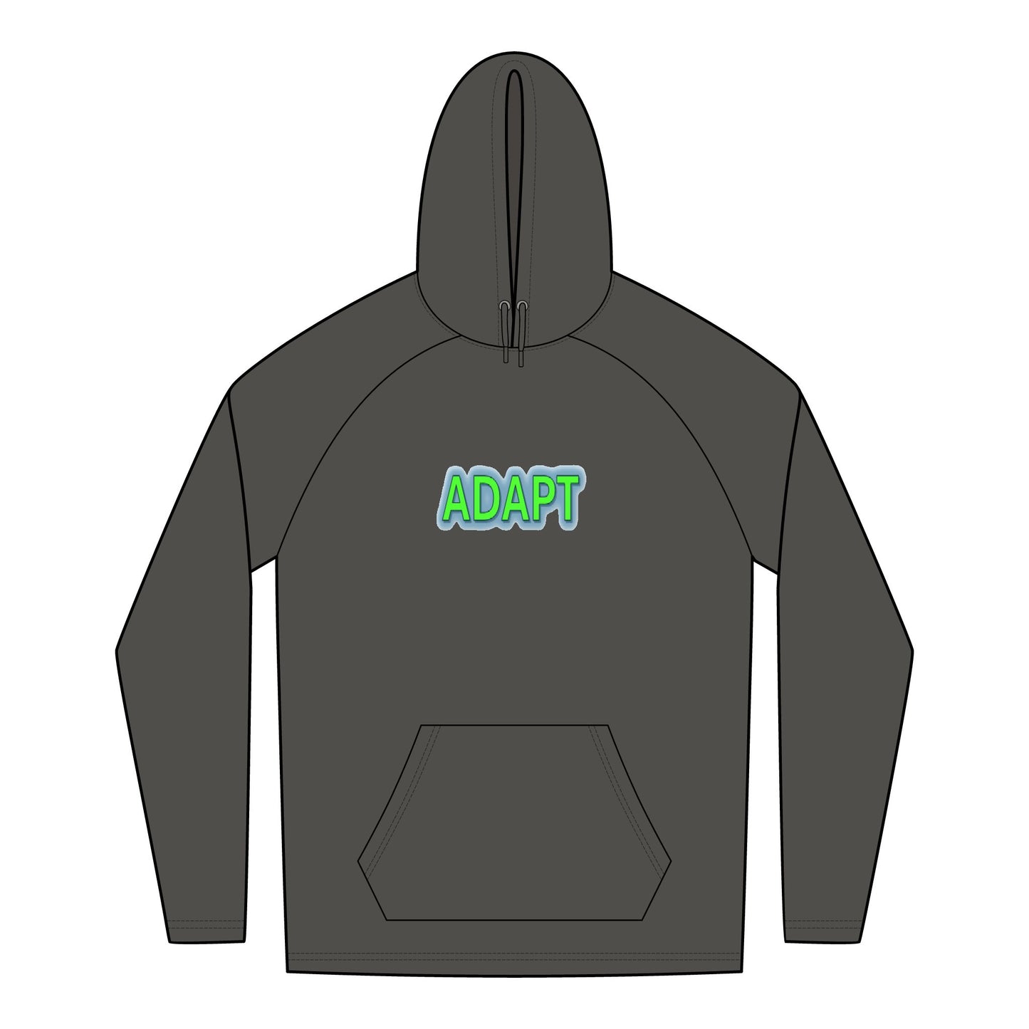 ADAPT Unisex Comfortable Hoodie, Casual Wear, Great Style and Looking Apparel
