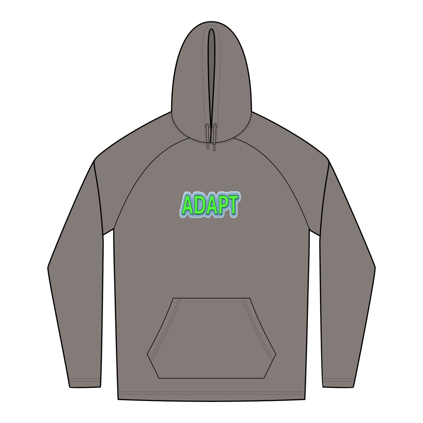ADAPT Unisex Comfortable Hoodie, Casual Wear, Great Style and Looking Apparel