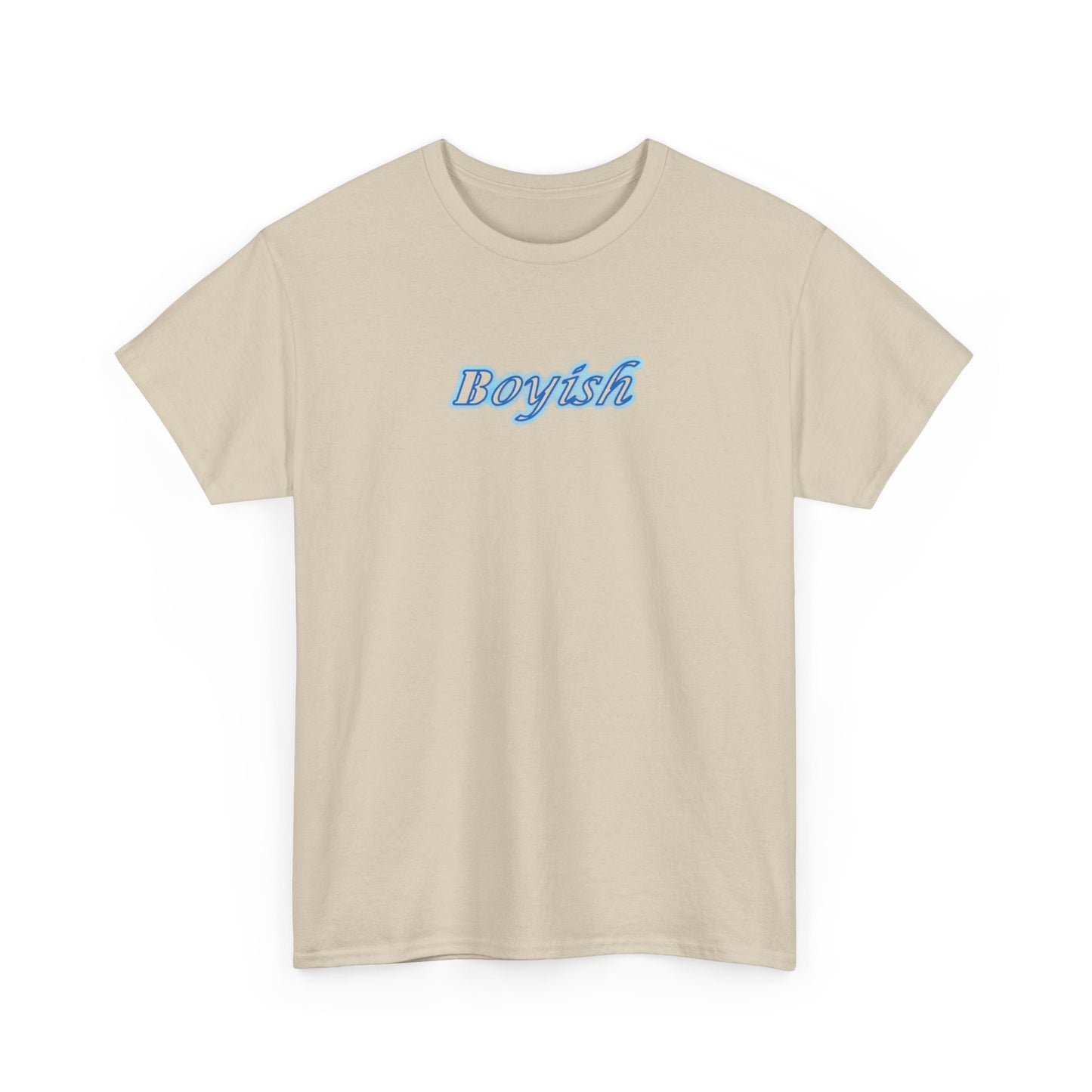 Boyish Unisex T-Shirt, Casual Tee, Trendy Tee, Cotton Tee, Graphic Tee Shirt for Men and Women