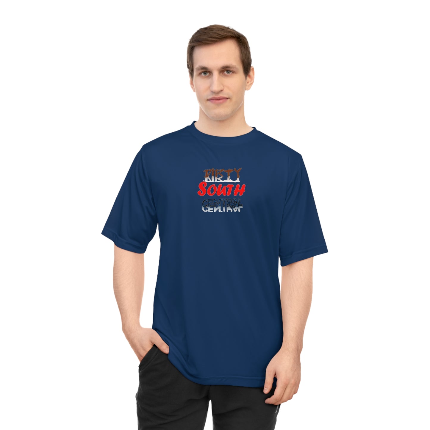Dirty South Central Red Unisex Performance T-shirt | Casual Activewear Tee for Workout, Travel, Sports, Summer Style, Gift
